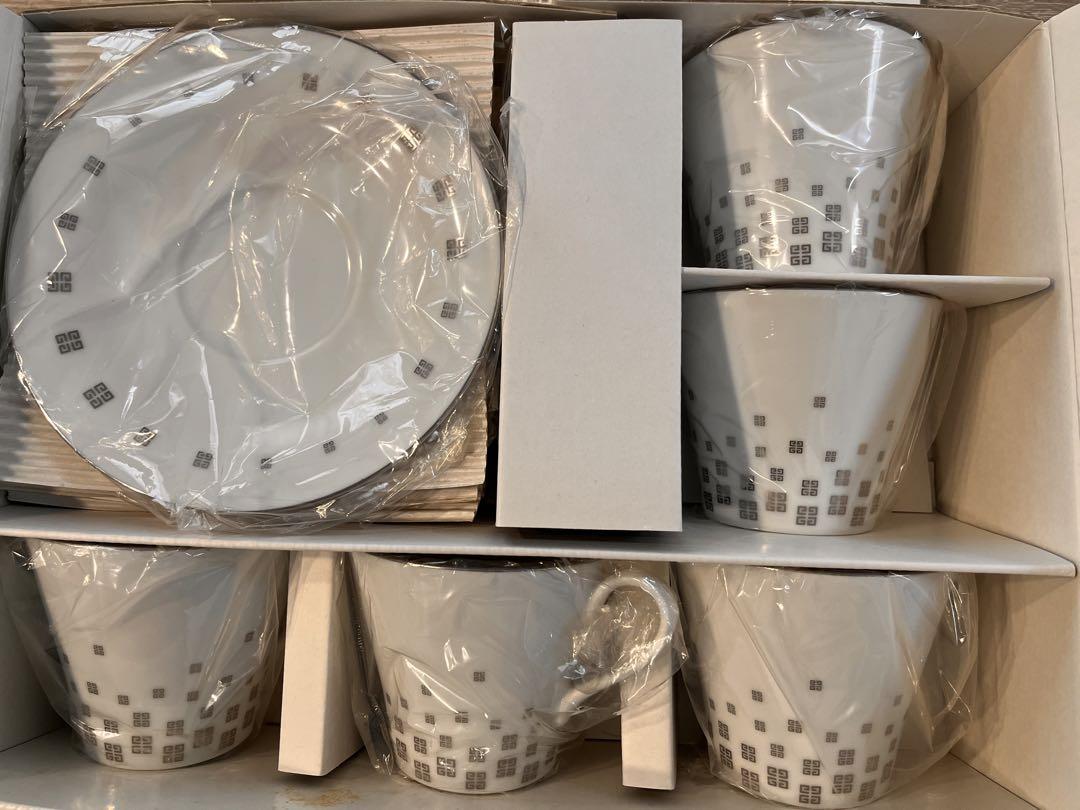 GIVENCHY コーヒーカップ＆ソーサー 5客セット