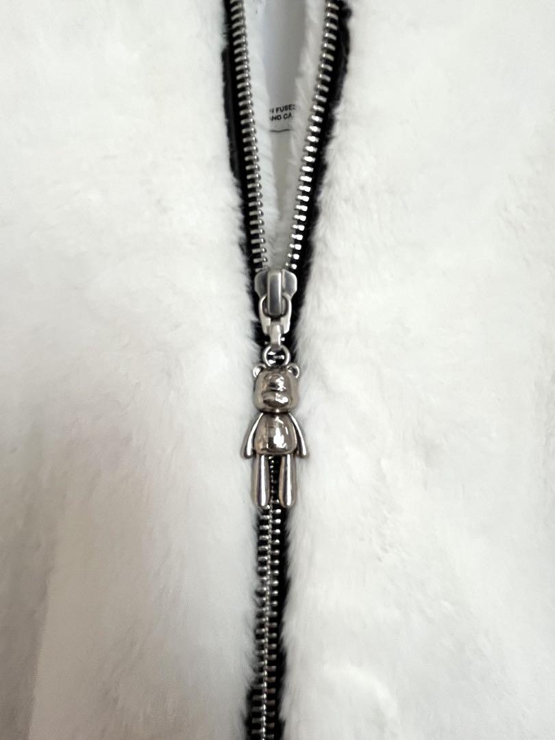 OY ODOLLY FUR HOODIE JACKET ホワイト