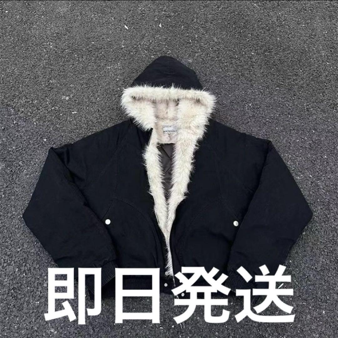fur jacket ファージャケット 短丈 opium y2k XLサイズ