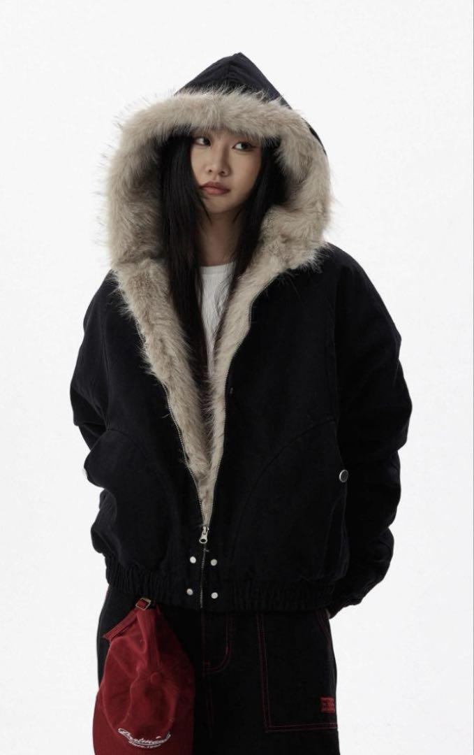 LUV IS TRUE★韓国★人気★FS FUR JACKET 2色 ファージャケット LUV IS TRUE☆韓国☆人気☆AM FUR JACKET 2色 ファージャケット