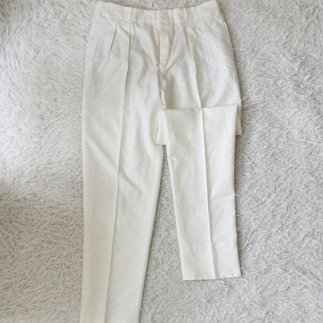 極美品✨エルメネジルドゼニア スラックス ホワイト 50 XL