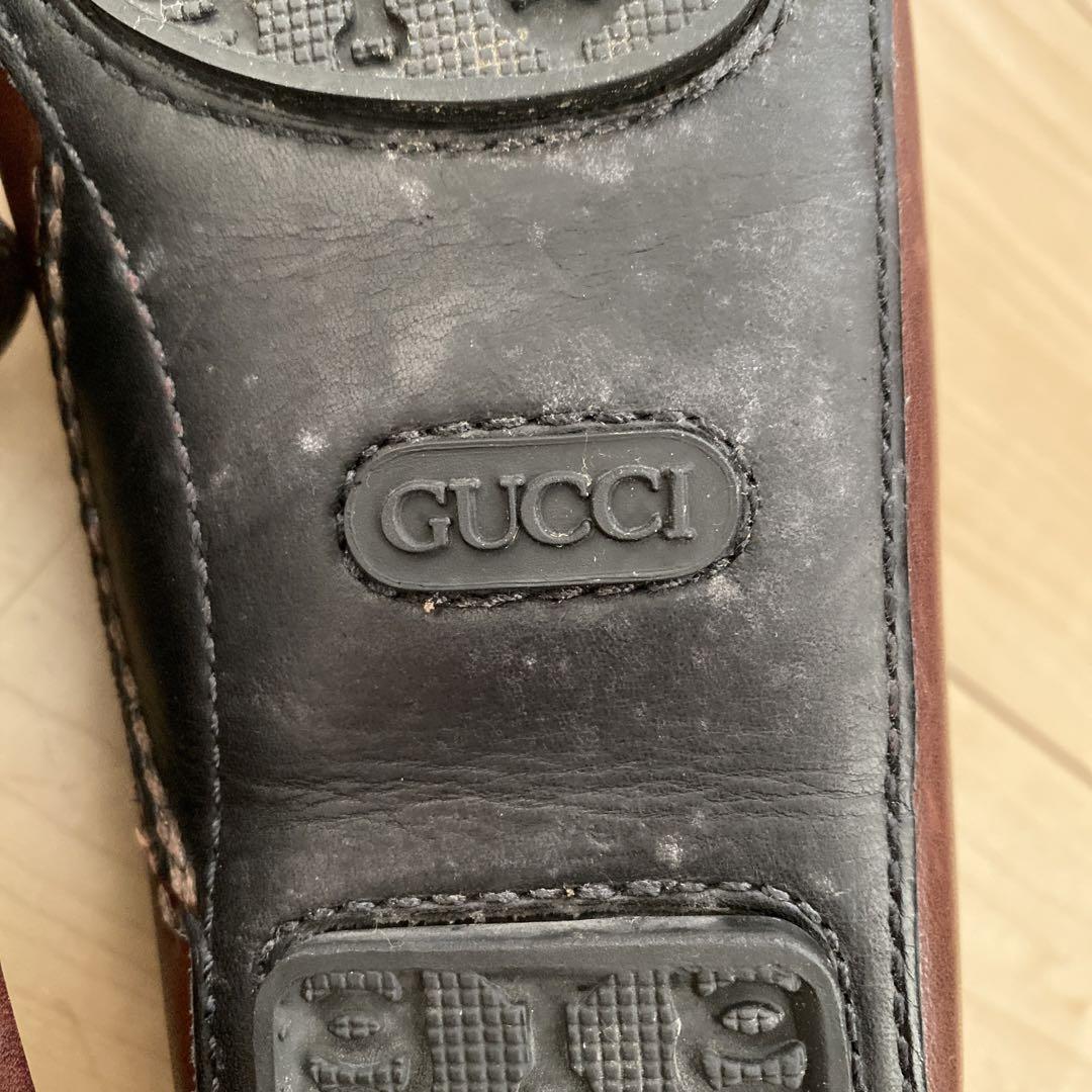 GUCCI ホースビットローファー【37ハーフ】ブラウン　ゴールド