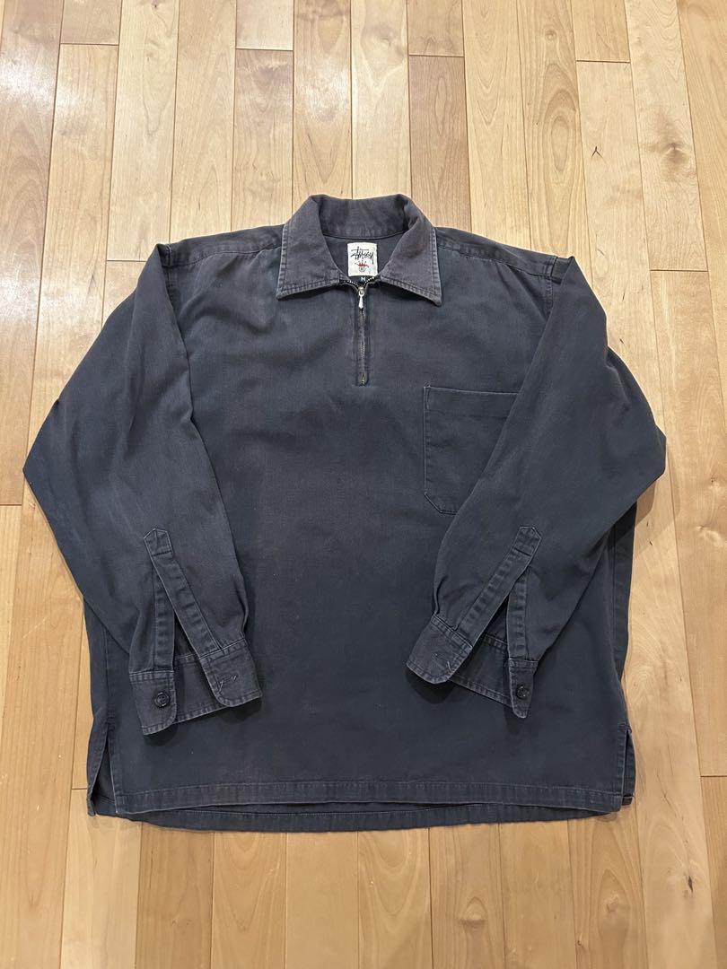 90s 白タグ old stussy ペンキ飛び ロンt usa製 STUSSY (ステューシー) 90s OLD STUSSY 白タグ ブランドロゴ