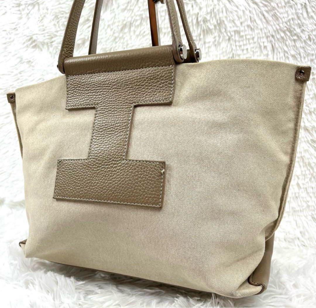 IACUCCI イアクッチ　ソルベット　トートバッグ　グレージュバッグ