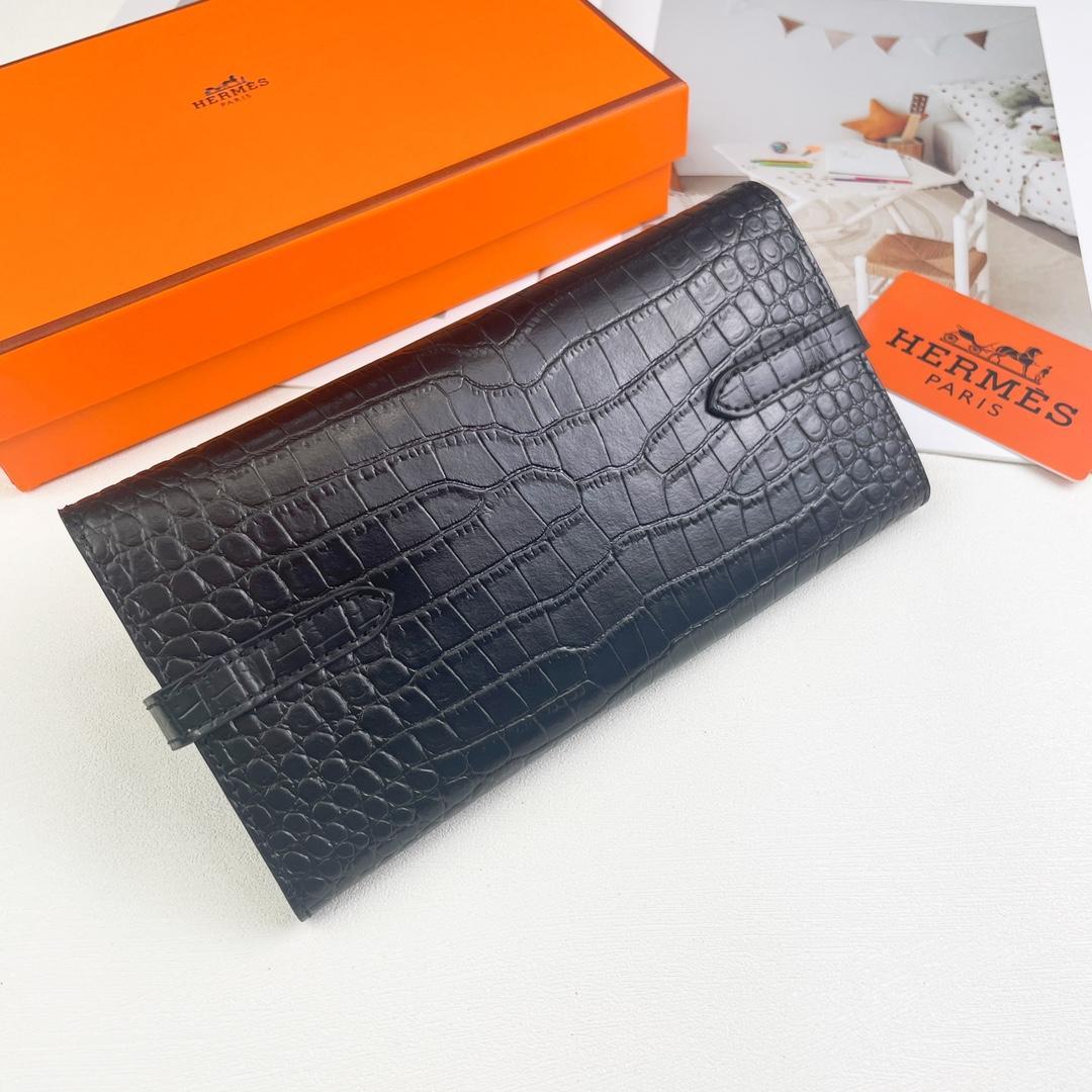 美品 Hermes エルメス kelly 長財布