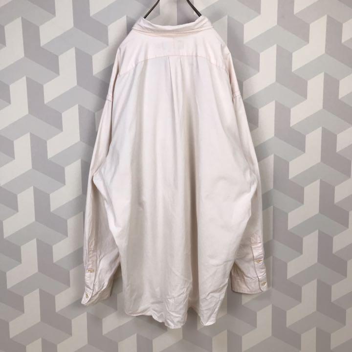 お得お買い得 ラルフローレン XXL オーバーサイズBDシャツ 刺繍ロゴ 90s 古着 mMZVC-m31113473152 新品日本製