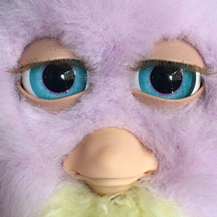 青藍【稼働品】2体セット ファービー2 ピンクとブルーのセット ドイツ語版 Furby2/ファービー2・Tiger Electronics/タイガー