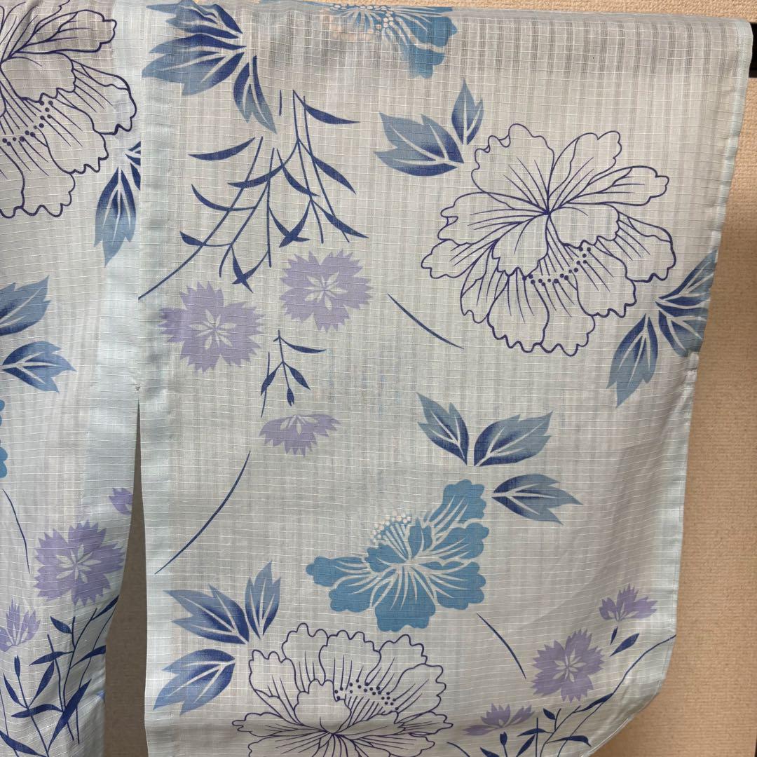 ✨ 新商品 【 綿紅梅 浴衣 】身丈163cm牡丹 撫子 水色 祭 花火427 ✨ 新商品 【 綿紅梅 浴衣 】身丈163cm牡丹 撫子 水色 祭 花火