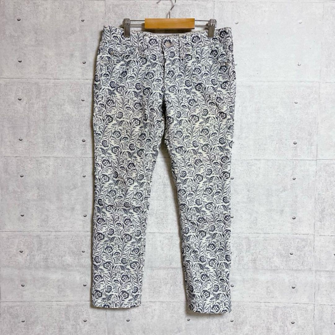 【SALE】 イザベルマランエトワール】総柄パンツ (36) コーデュロイ パンツ