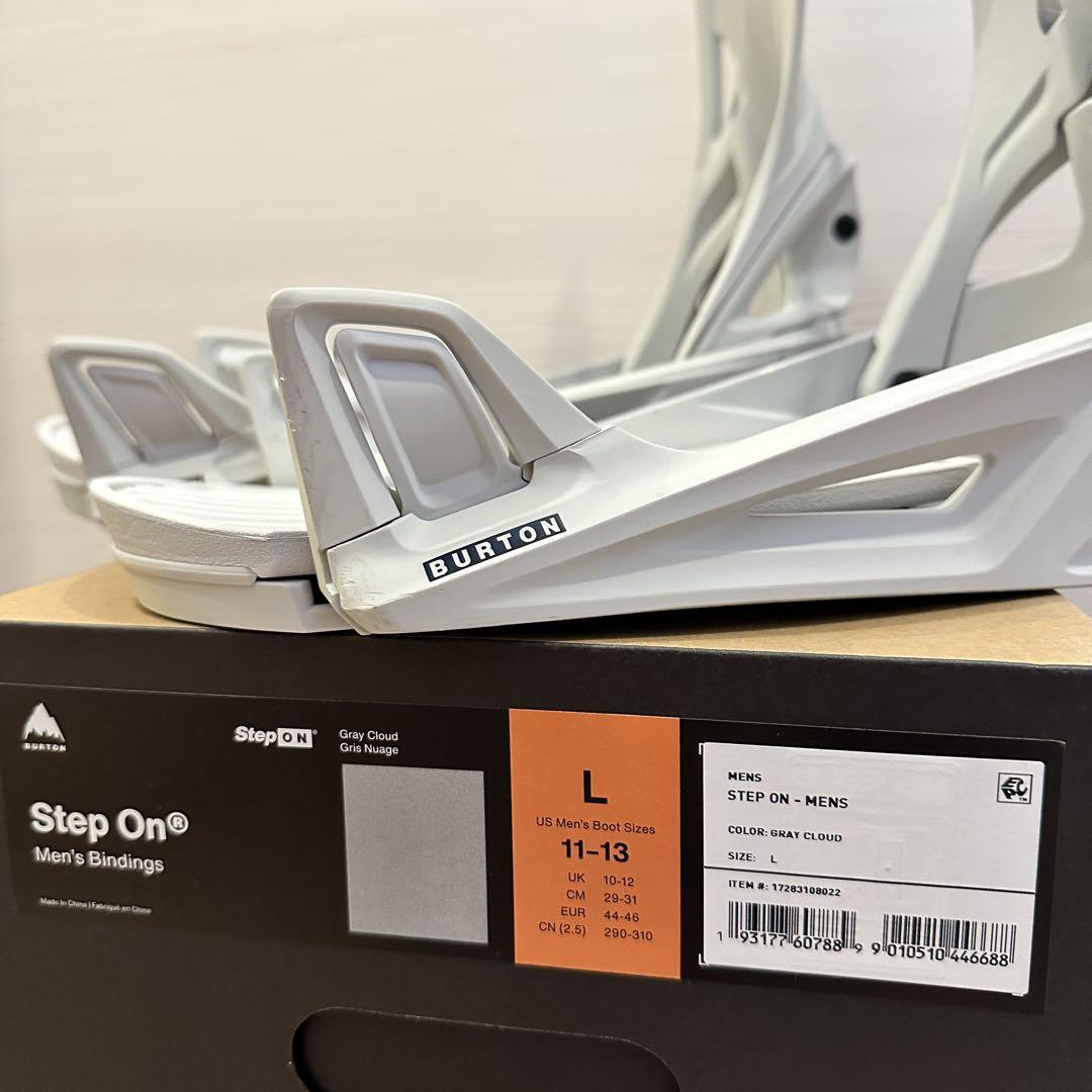 バートン Step On ステップオン バインディング メンズＬサイズ ホワイト