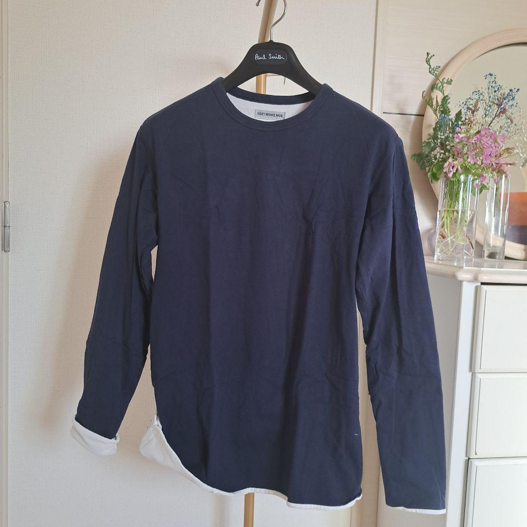 ISSEY MIYAKE リバーシブル ネルシャツコットントップス長袖