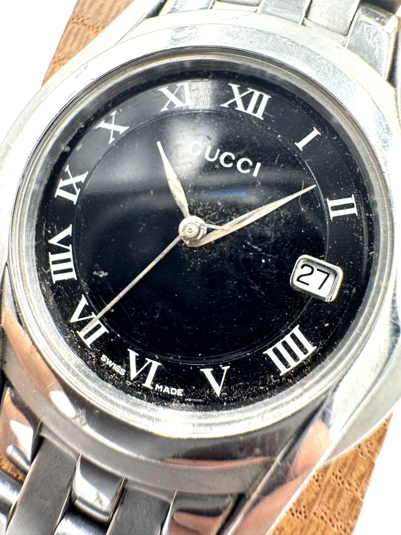ジャンク GUCCI クォーツ腕時計 A4027 ジャンク GUCCI クォーツ腕時計 A4027