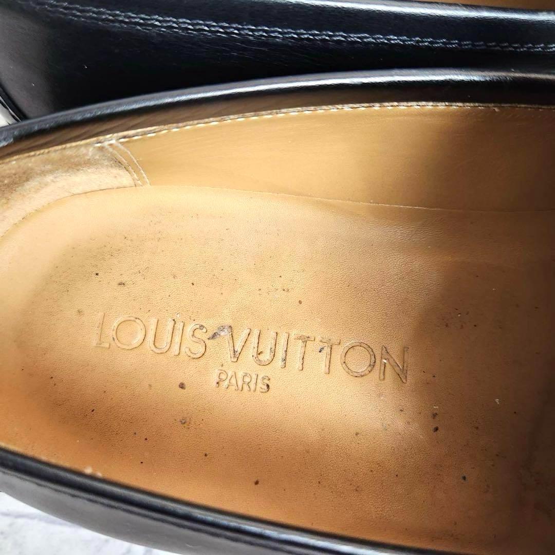 LOUIS VUITTON ルイヴィトン　ペニーローファー　ロゴ刻印　ダミエ