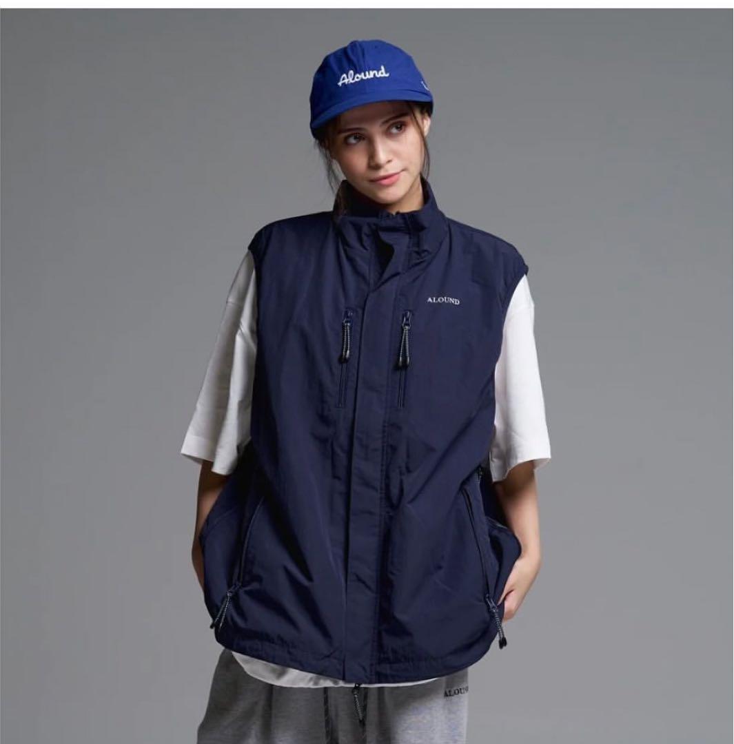 いま人気のアイテム 新品】ALOUND メルカリ - S NAVY VEST NYLON VENTILATION トップス