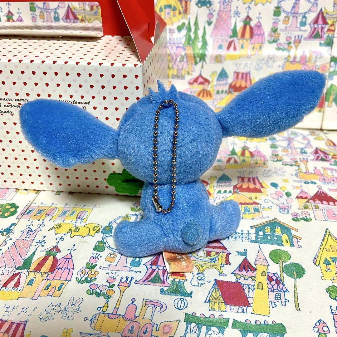平成レトロ ディズニー クローバー スティッチ ボールチェーン