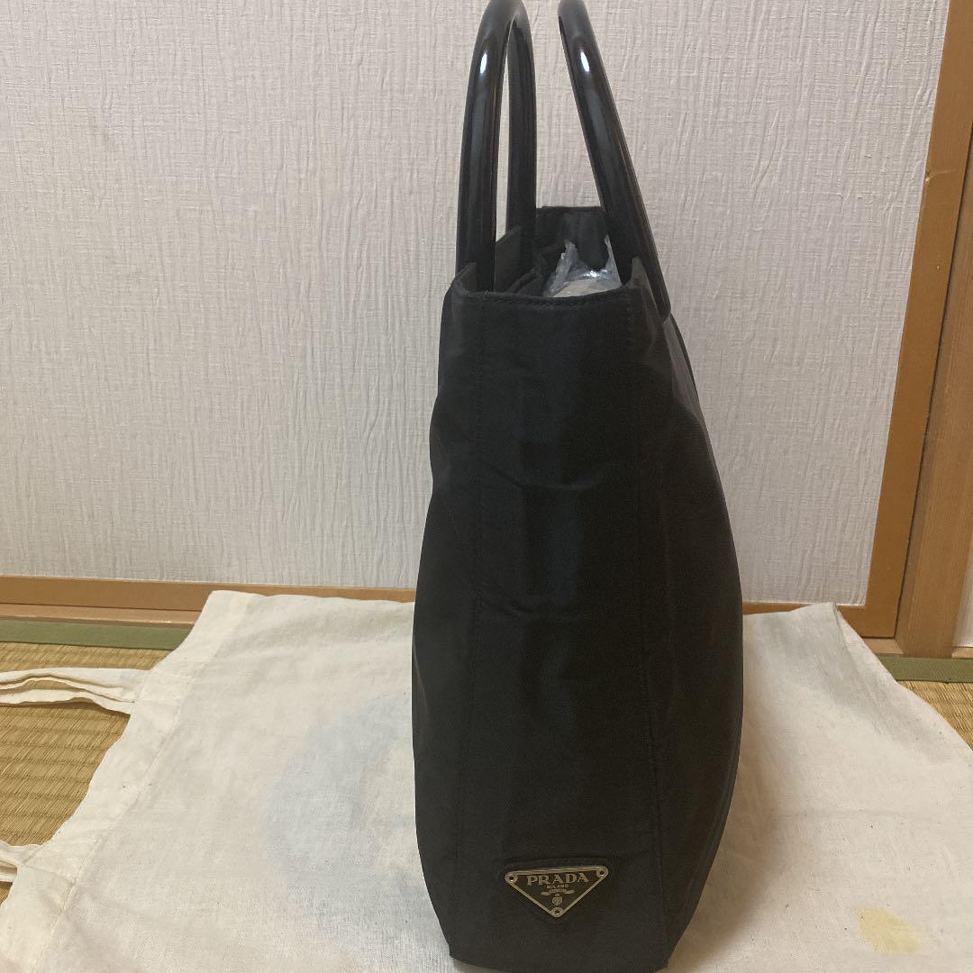 超激得格安 極美品 バッグ ナイロン 黒 Ml6Os-m31129219260 PRADA プラダ ハンドバッグ 限定SALE爆買い