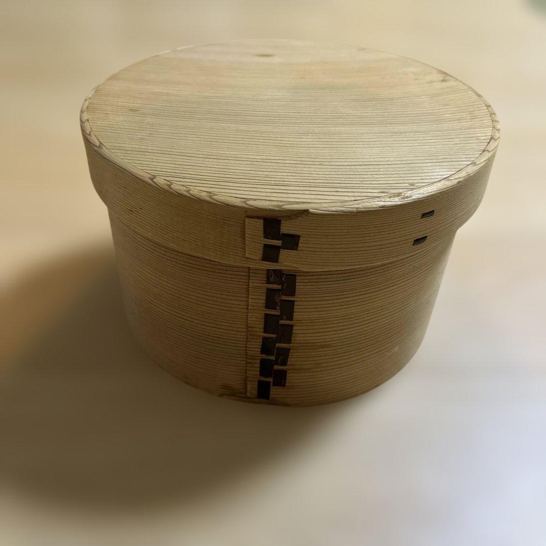 柴田徳商店 博多曲物 めしびつ 7合用やや傷や汚れあり