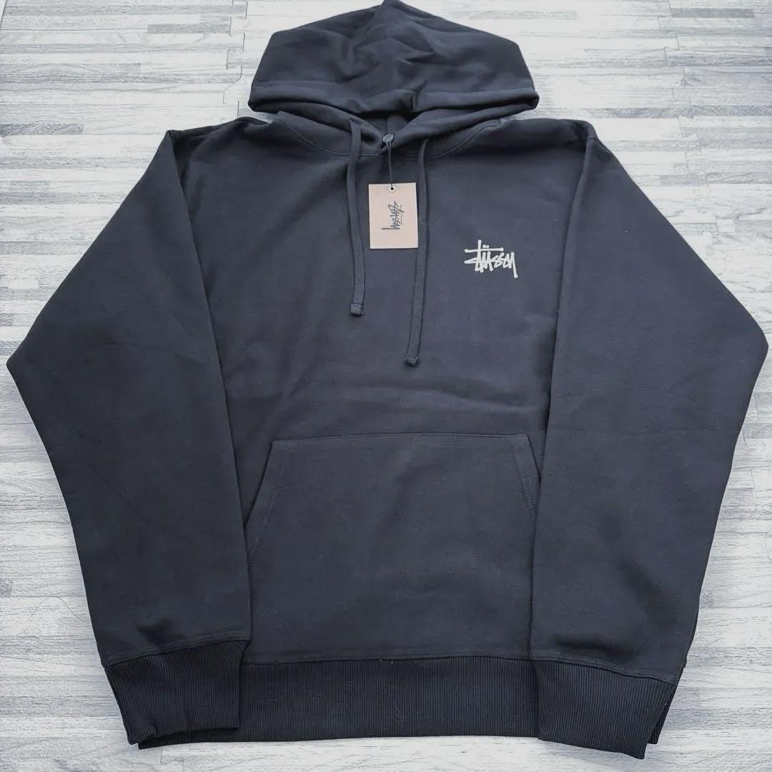 STUSSY ステューシー　パーカー　黒