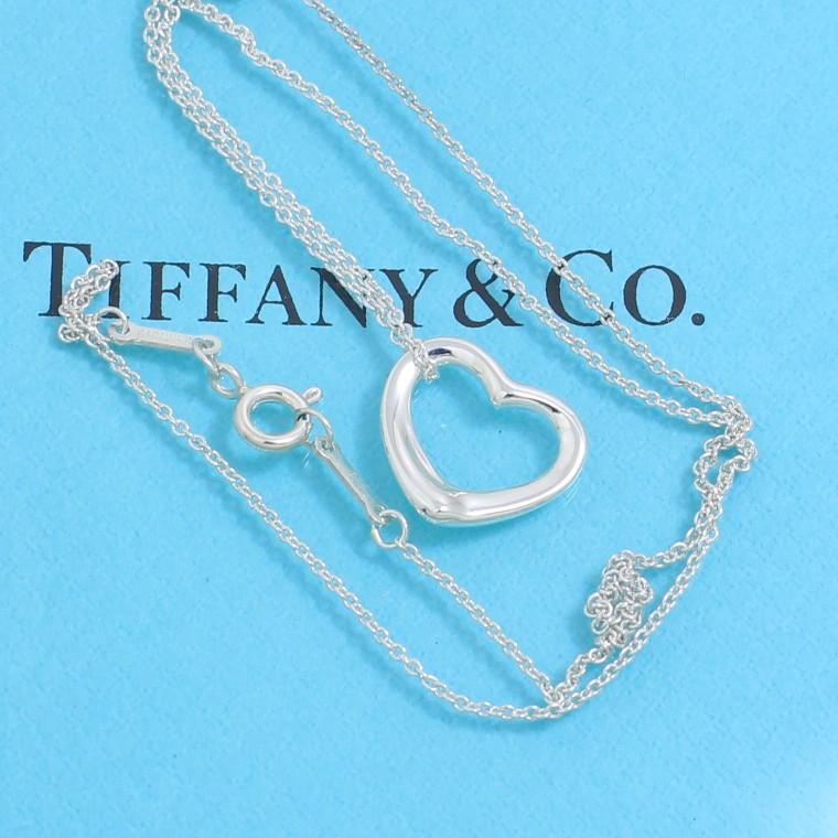 春夏新作モデル ティファニー TIFFANY 良品 41センチ オープンハートネックレス アクセサリー