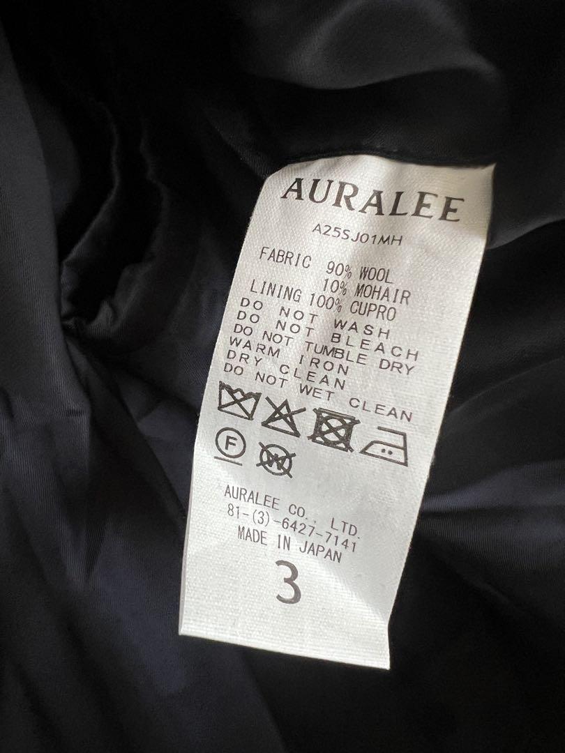 【新品】AURALEE オーラリー ジャケット WOOL KID MOHAIR