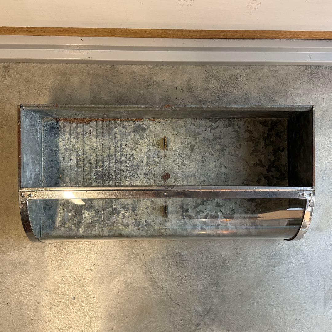 昭和レトロ 駄菓子屋 ショーケース アンティーク ガラス ブリキ (仕切