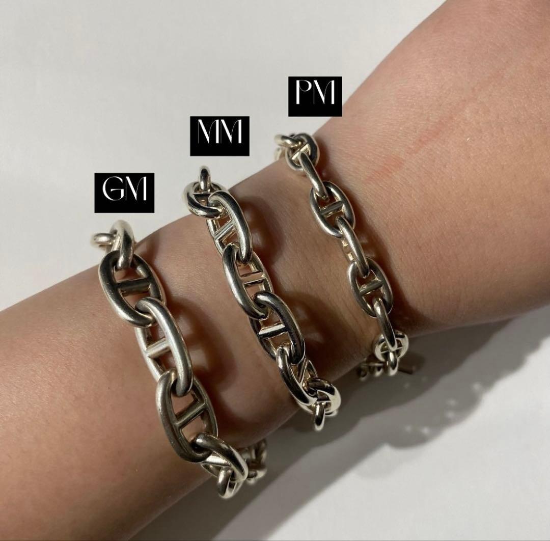 シェーヌダンクル ブレスレット PM 18コマ HERMES エルメス 証明書 シェーヌダンクル ブレスレット PM 18コマ HERMES エルメス 証明書