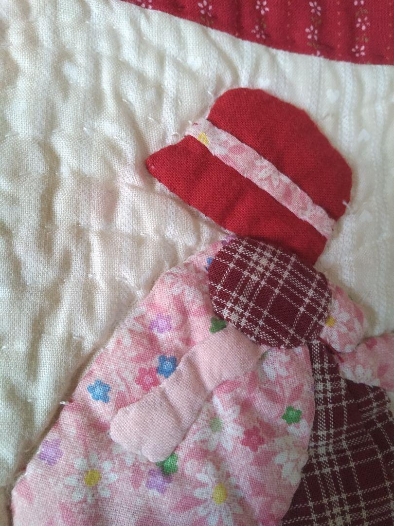 アンティークハンドメイドすーちゃんとお友達パッチワーク多目的まっと