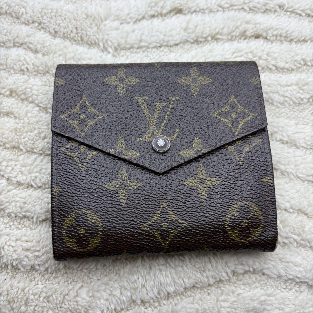 ルイヴィトンLOUIS VUITTON 三つ折り財布ポルトモネ ビエ カルト