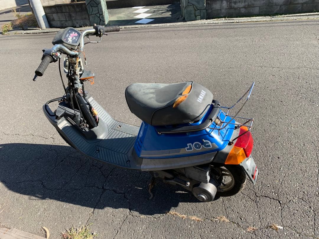 引き取り限定 ヤマハジョグ27V　ペリカンジョグ　初期型　圧縮有りキック降ります