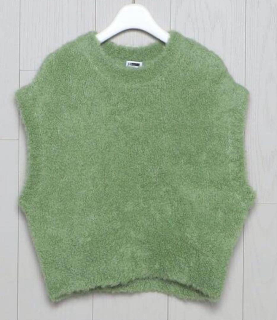 H ビューティー ユース アルパカ ニット ベスト ユナイテッドアローズ SIZE H BEAUTY YOUTH UNITED ARROWS
