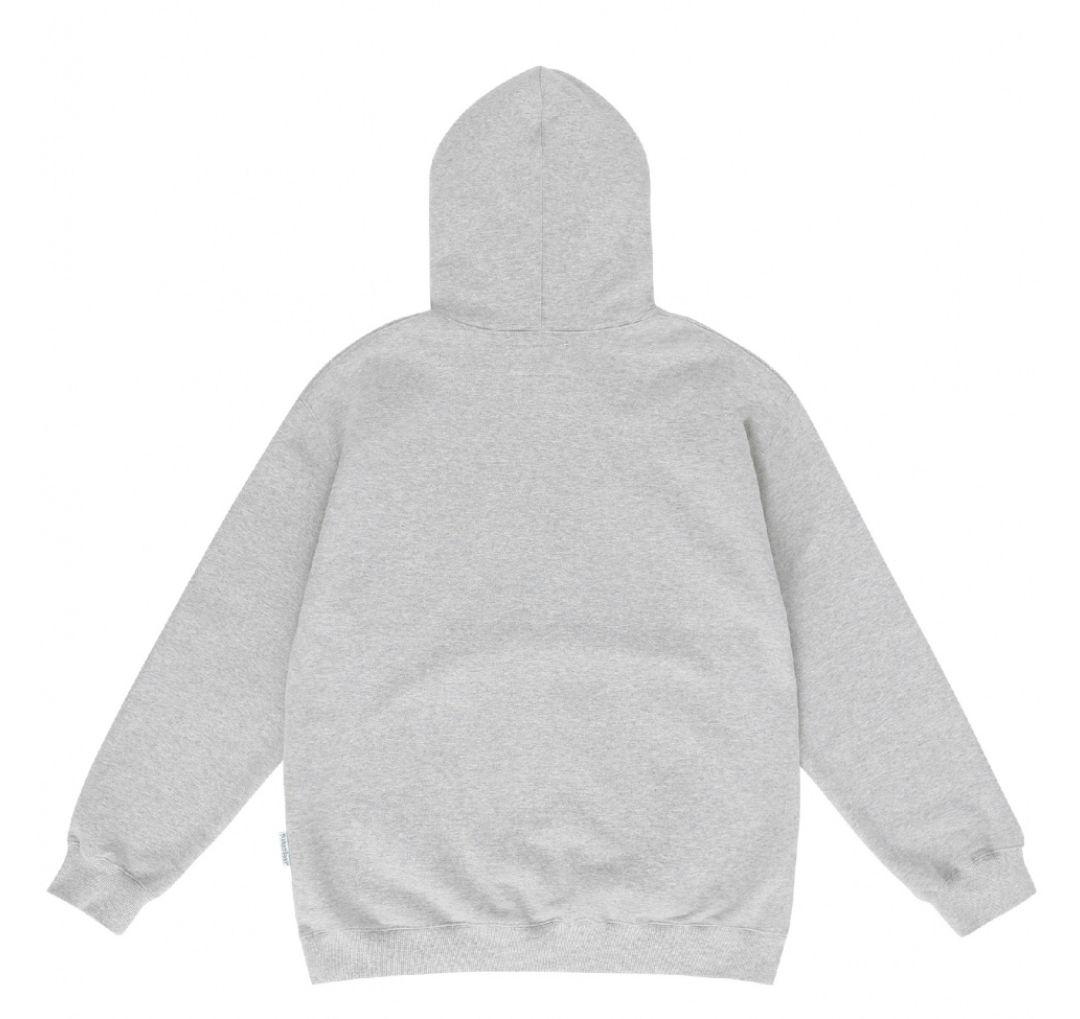 YESEYESEE Arch Logo Hoodie Grey