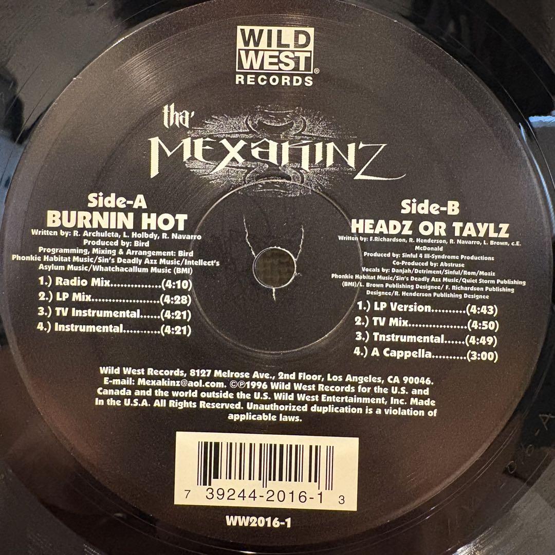 洋楽 tha' MEXAKINZ / BURNIN HOT