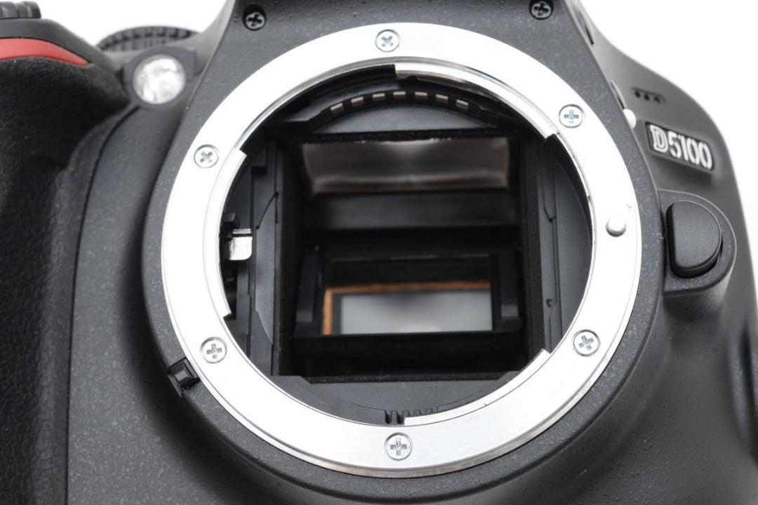超美品　2680ショット ニコン D5100 ダブルレンズキット 一眼レフカメラ
