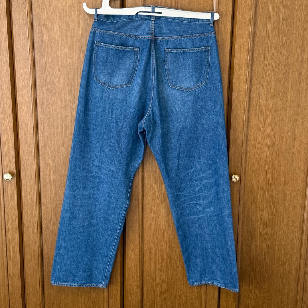13-11U BLUE W34 YAECA デニム ワイドストレート