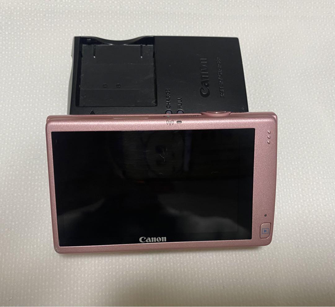 【作例あり】Canon IXY 420F ピンク　デジタルカメラ SDカード付き