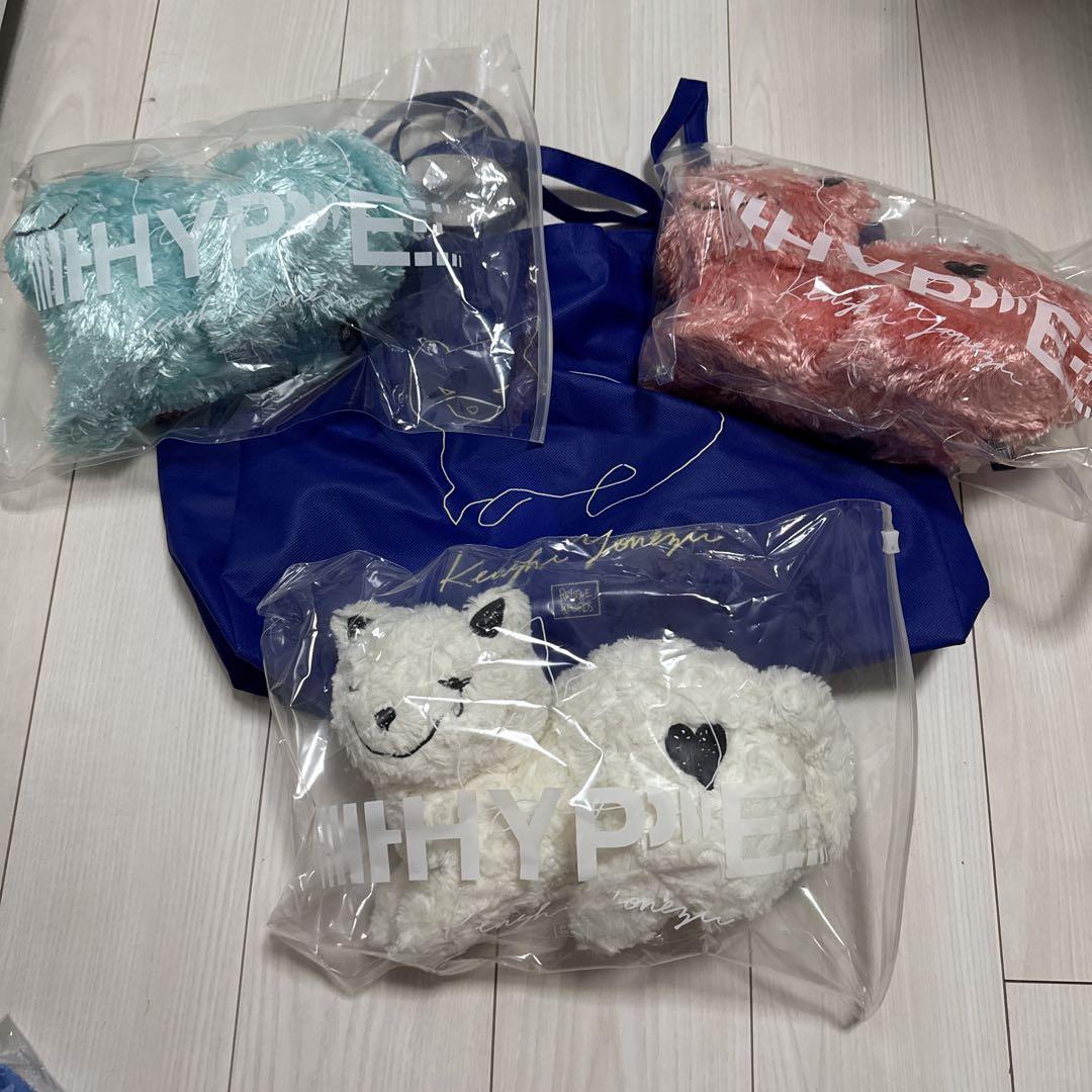 米津玄師 hype リリィシュねこ ホワイト 水色 ピンク ショッピングバック