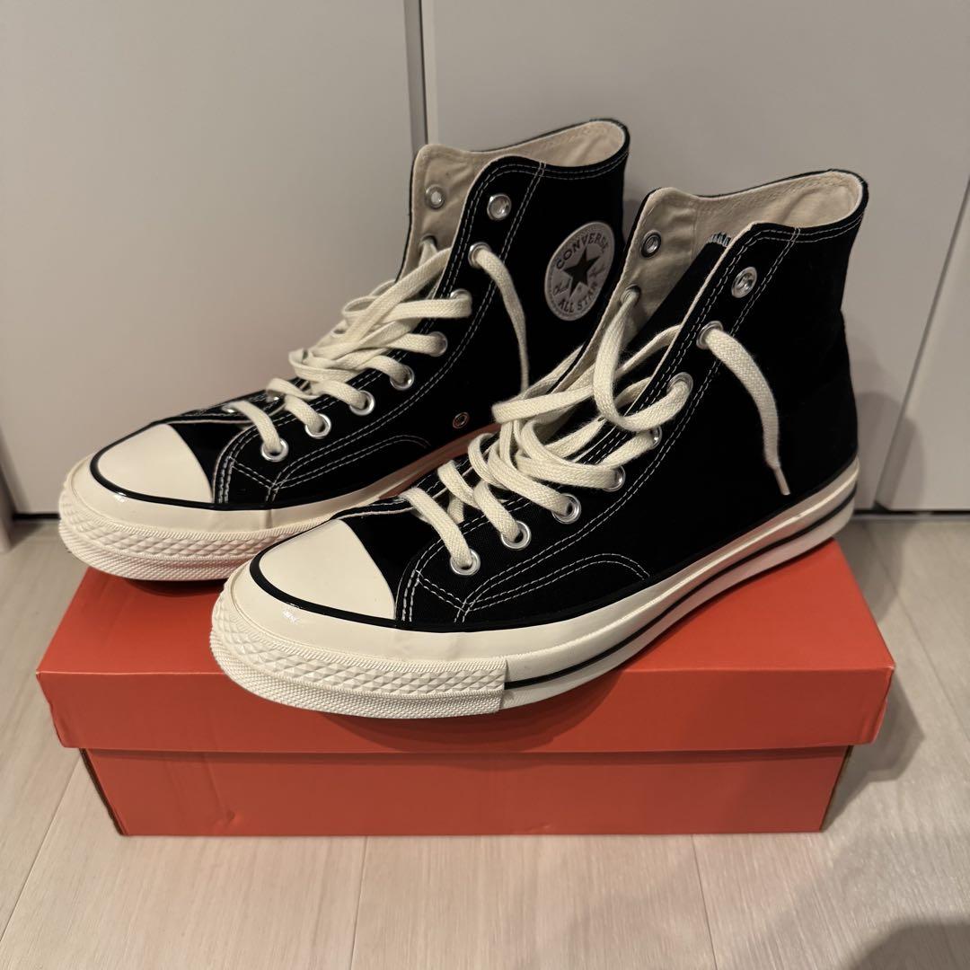 【正規品】コンバース ct70 ハイカット（黒）27,5cm