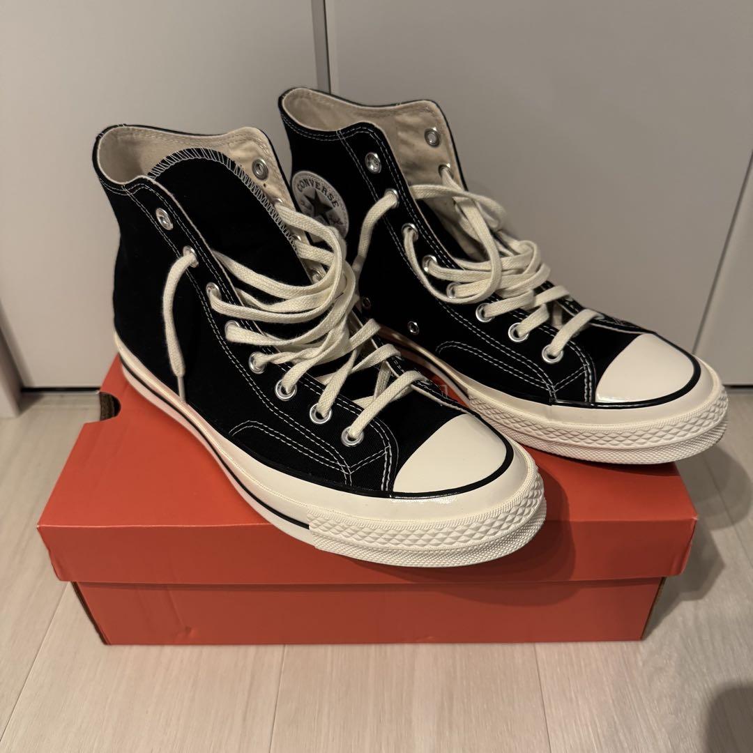 【正規品】コンバース ct70 ハイカット（黒）27,5cm
