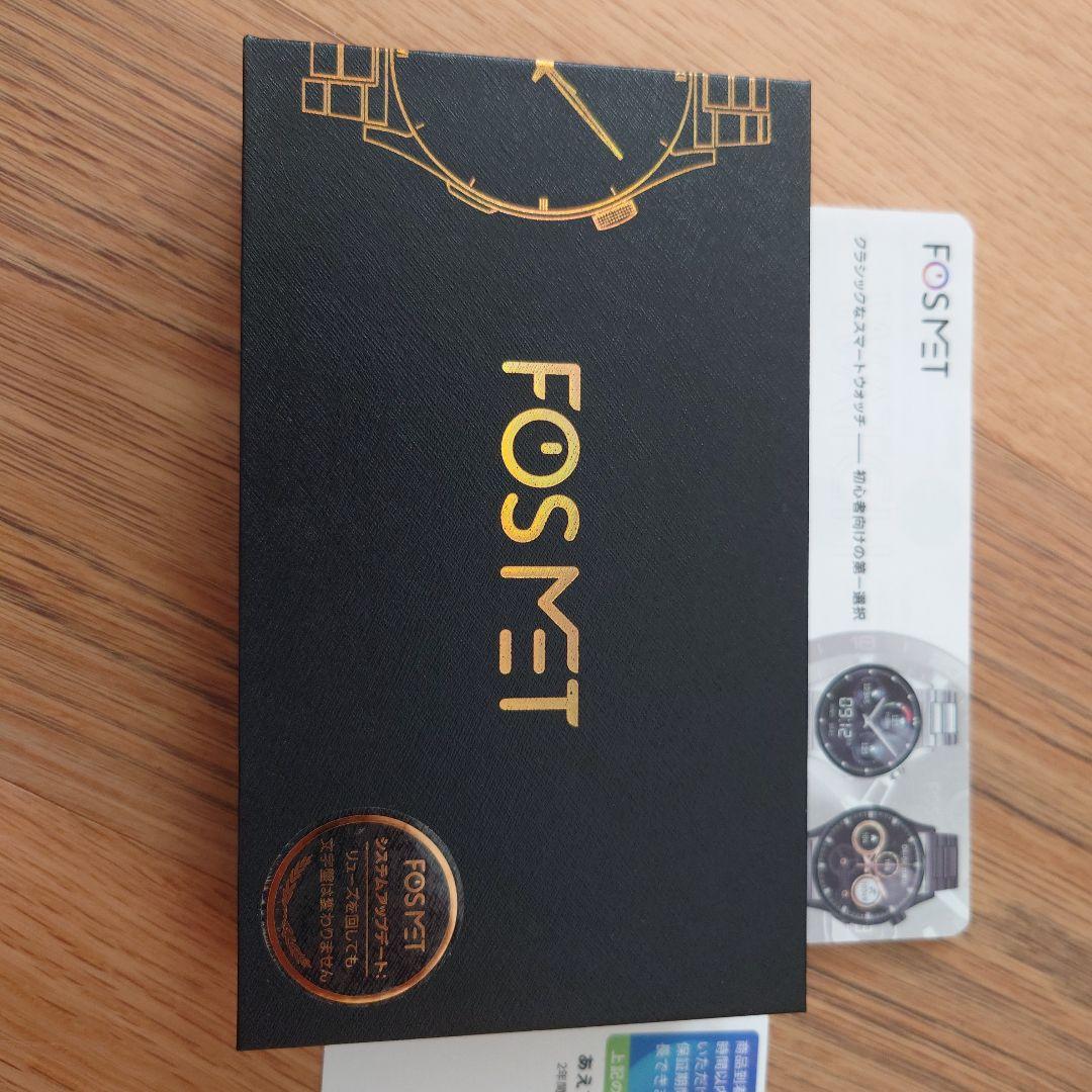 FOSMET OS40-FB7 スマートウォッチ 本体 フィルム付き