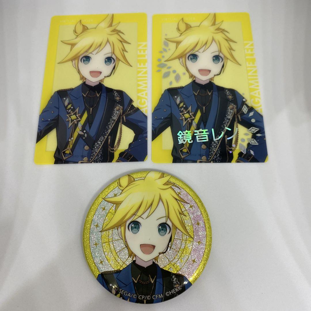 プロセカ 鏡音レン グリ缶 エピカ 35A 予約商品】グリッター缶バッジ イベントイラストコレクション