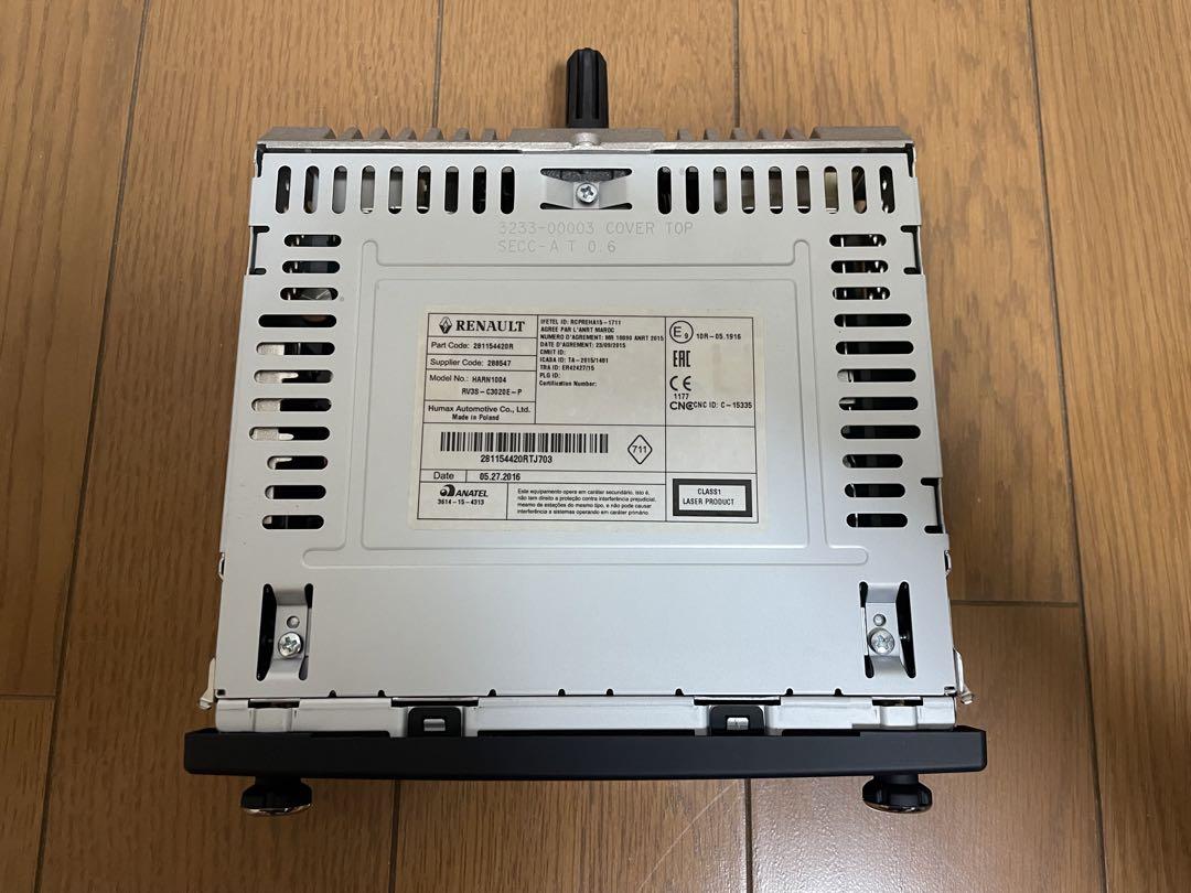 ス*カ様 ルノー カングー2 純正オーディオ パスコード付属