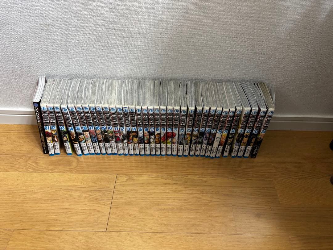 ワンパンマン 全巻セット1-34巻+最強ヒーロー&最狂怪人列伝