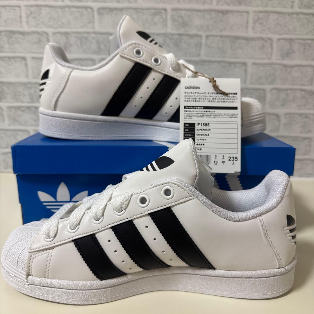アディダス スーパースター ホワイト|ブラック 23.5cm 品23.5cm・adidas WWW_MORNINGWALKER_COM