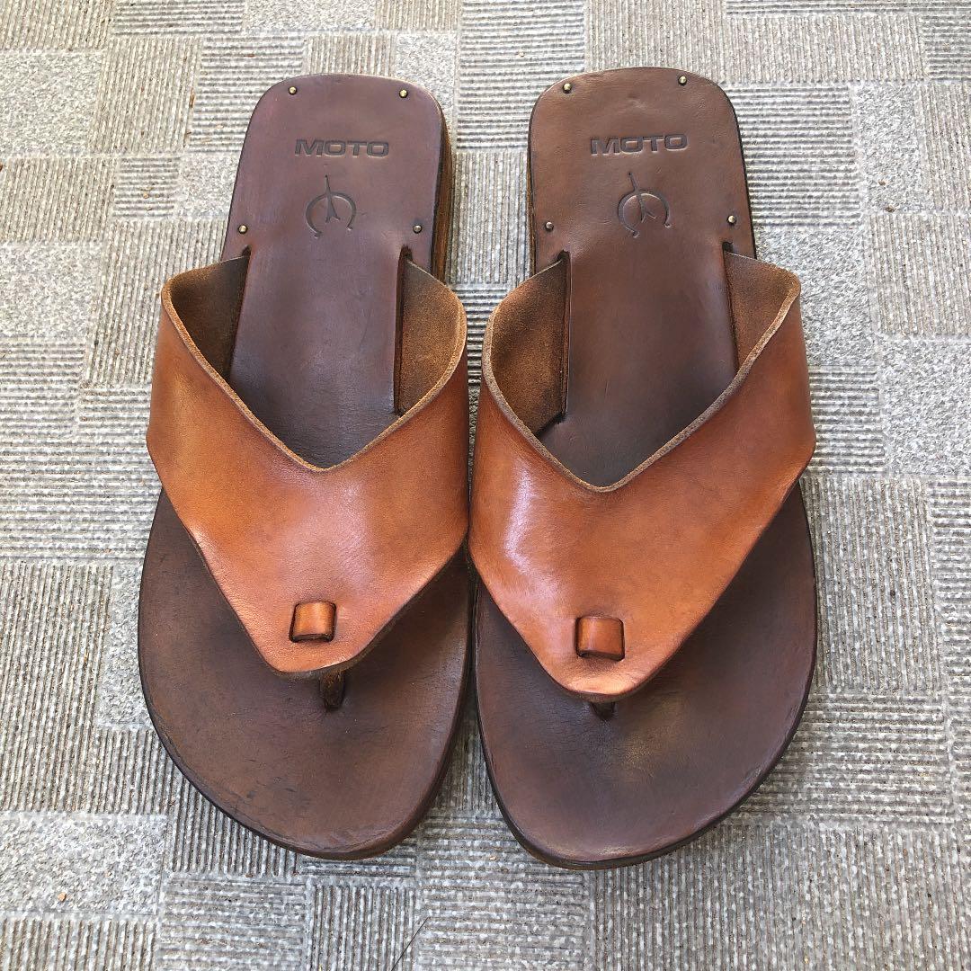 ニコル様専用 MOTO レザー トングサンダル bckediri.beacukai.go.id