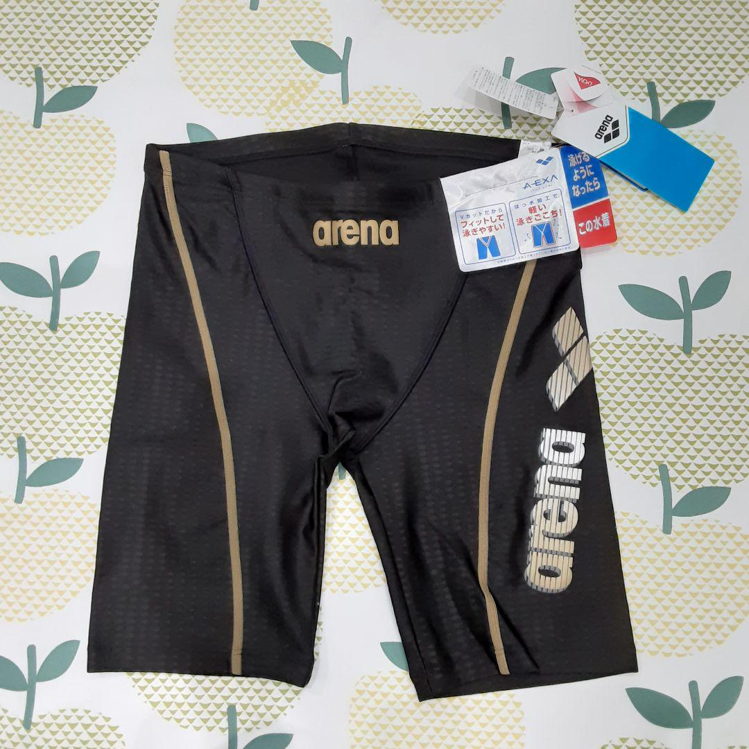 新品●arenaアリーナ　メンズ水着　L●アクアエクサ　ロングスパッツ