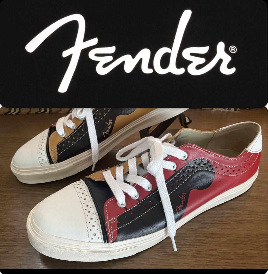 貴重! Fender レザー シューズ スピングルムーブ