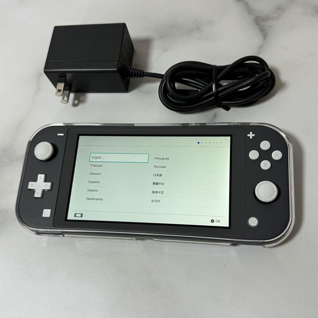 Nintendo Switch Lite グレー 充電器付き