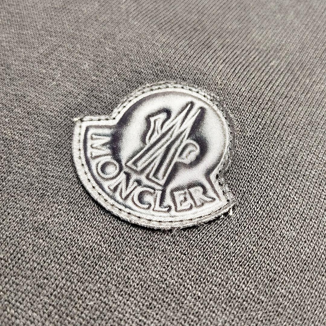 MONCLER モンクレール 切替 ナイロン 刺繍ロゴ ワッペン パーカー