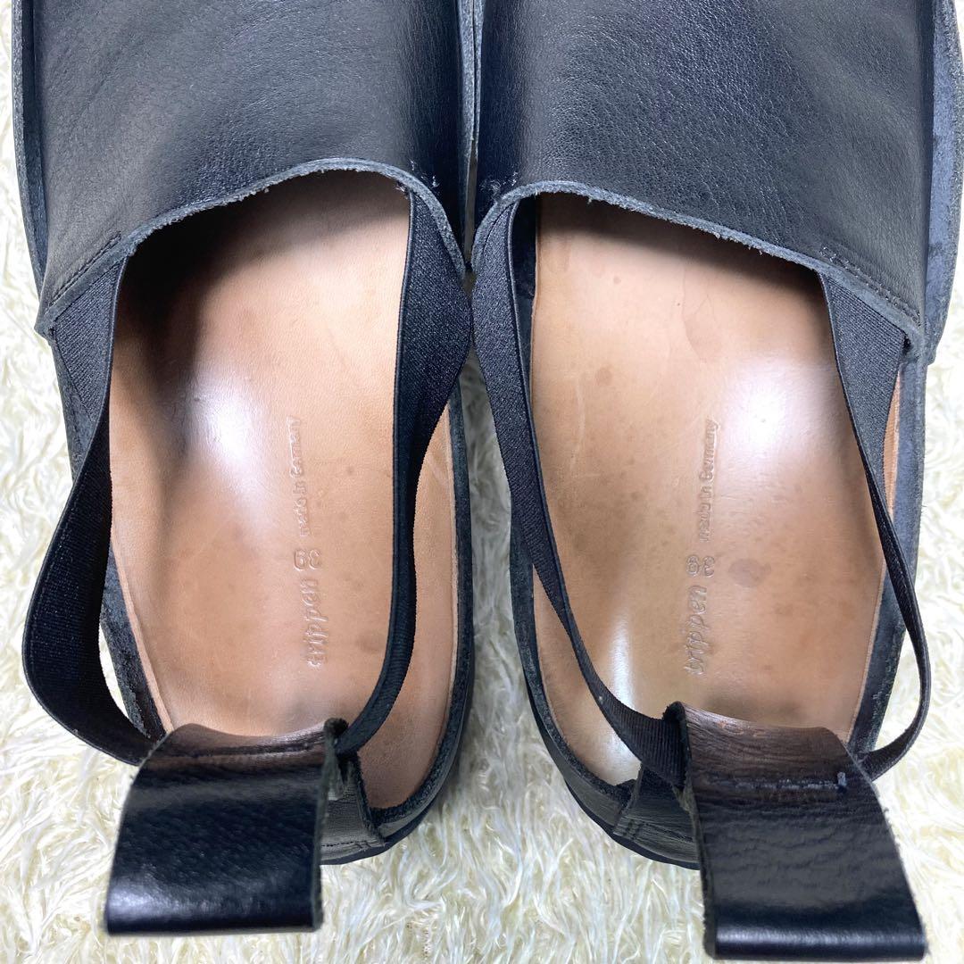 美品』trippen トリッペン サンダル バックストラップ レザー
