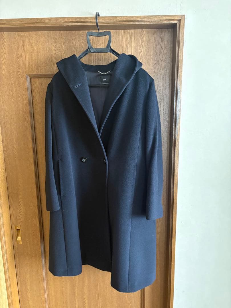 23区 アンゴラ ビーバーフーデットコートL 23区